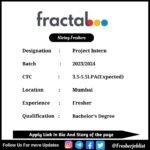 Fractal Off-campus Drive 2024 hiring Project Intern