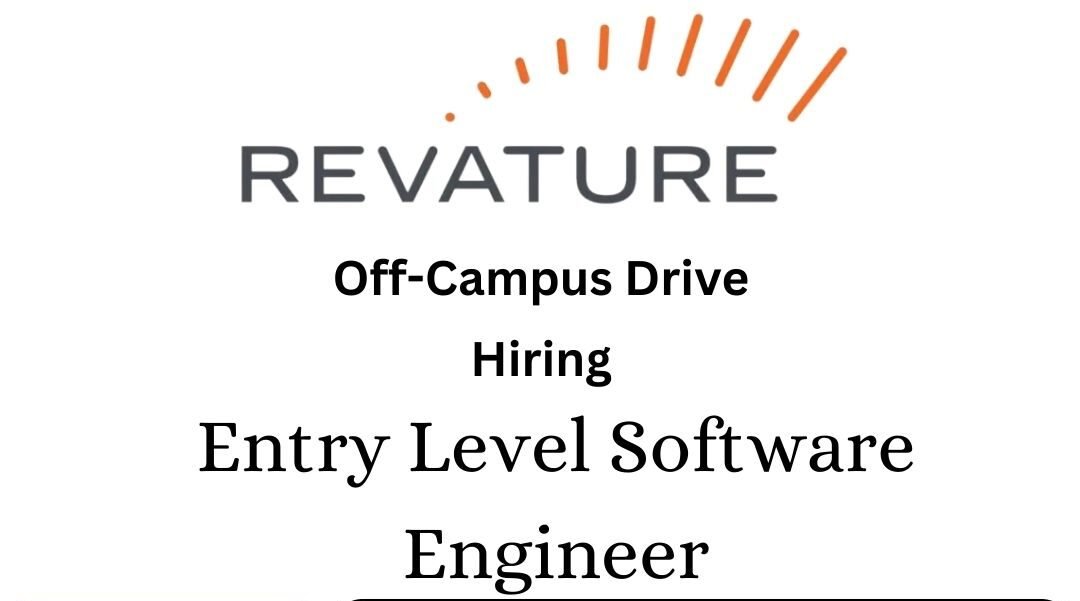 Revature Off-campus Drive 2024 hiring Entry level Software Engineer