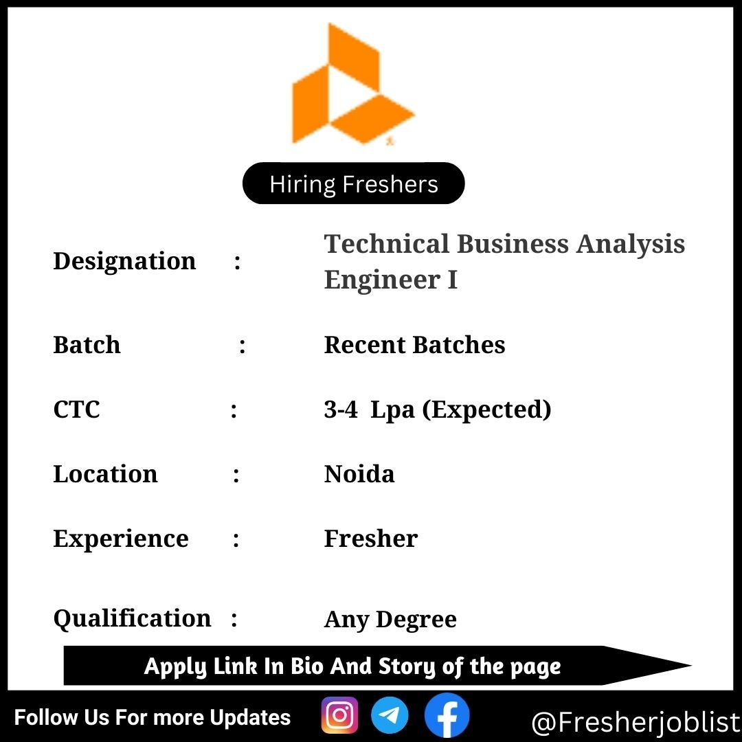 Conduent Off-campus Drive 2024 hiring Technical Business Analysis Engineer I