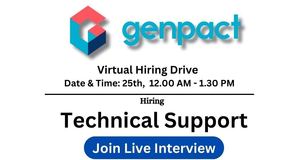 Genpact Virtual Drive For Technical Support