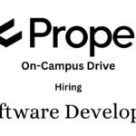 Propel Off-campus Drive 2025 hiring Software Developer