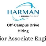 HARMAN Off-campus Drive 2025 hiring Junior Associate Engineer