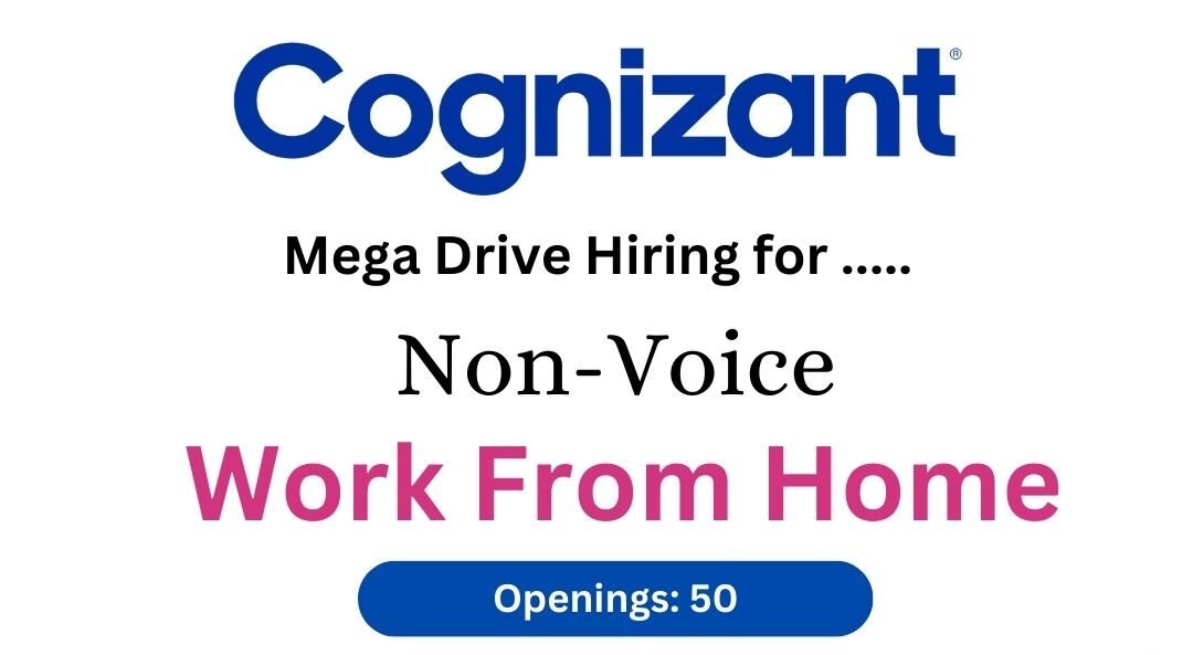 Cognizant Bulk Hiring Drive 2025 For Non-Voice