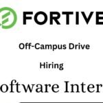 Fortive Off-campus Drive 2025 hiring Software Intern