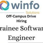 Winfo Solutions Off-campus Drive 2025 hiring Trainee Software Engineer