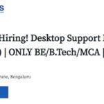 Zycus Off-campus Drive 2025 hiring Desktop Support Engineer | BE/B.Tech/MCA