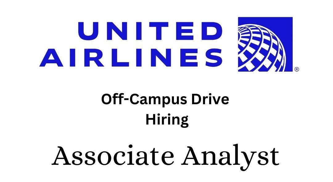 United Airlines Off-campus Drive 2025 hiring Associate Analyst