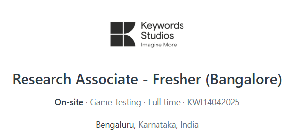 Keywords Studios Off-campus Drive 2025