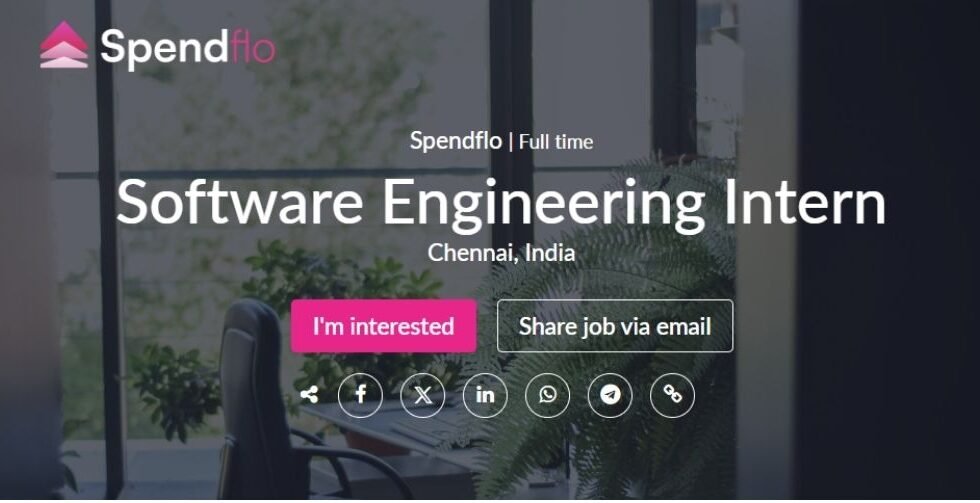 Spendflo Off-campus Drive 2025 hiring Software Engineering Intern