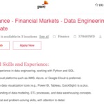 PWC Off-campus Drive 2025 hiring Data Engineering