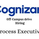 Cognizant Off-campus Drive 2025 Hiring Process Executive | Any Graduate Can Apply