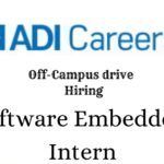 ADI Careers Off-campus Drive 2025 Hiring Software Embedded Intern FY25 | Bachelor's Degree