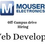 Mouser Electronics Off-campus Drive 2025 hiring Web Developer