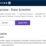 United Airlines Off-campus Drive 2025 hiring Associate - Data Scientist