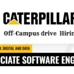 Caterpillar Off-campus Drive 2025 hiring Associate Software Engineer