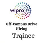 Wipro Off-campus Drive 2025 hiring Trainee
