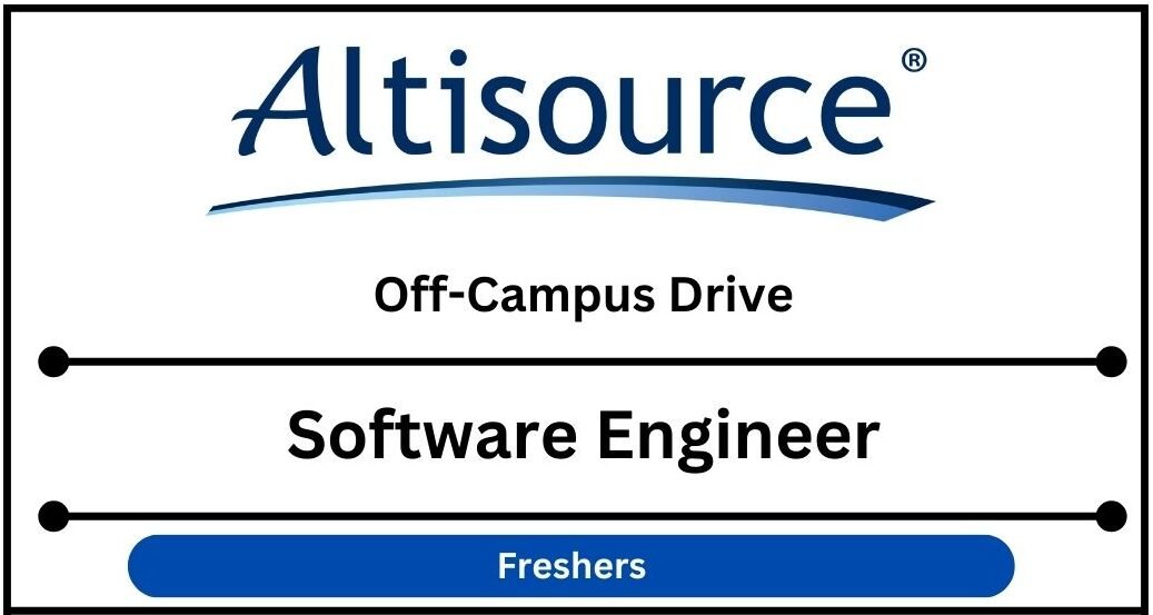 Altisource Off-campus Drive 2025 hiring Software Engineer