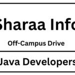 Sharaa Info Off-campus Drive 2025