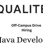 Qualitest Off-campus Drive 2025 hiring Java Developers