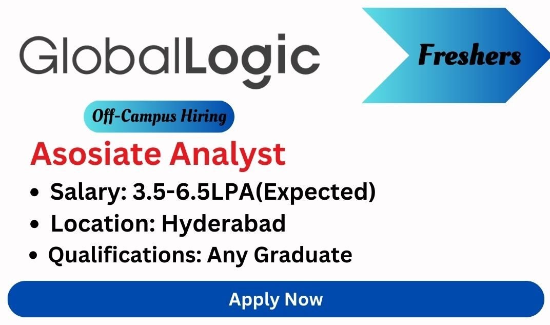 Global Logic Off-campus Drive 2025 hiring Associate Analyst