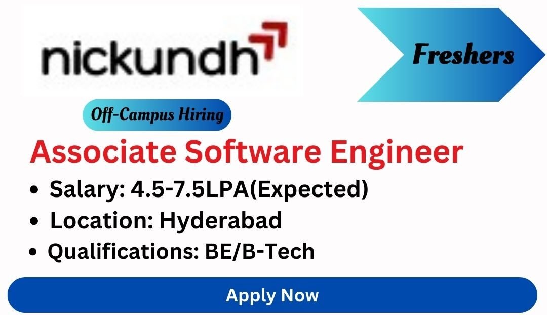 Nickundh Off-campus Drive 2025