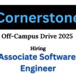 Cornerstone Off-campus Drive 2025 hiring Associate Software Engineer