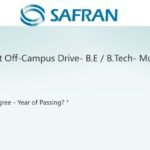 Safran Digit Off-campus Drive 2025 hiring Software Engineer