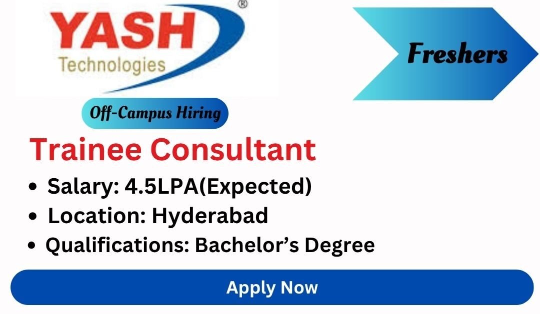 YASH Technologies Off-campus Drive 2025