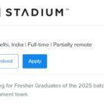 Vinsol Stadium Recruitment 2025 hiring Software Engineer | Bachelor's Degree