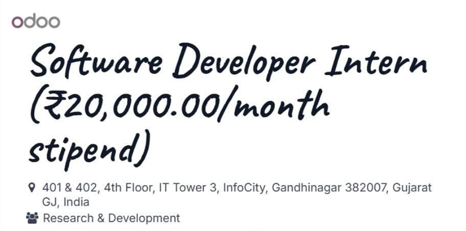 Oddo Is Hiring Software Developer Intern