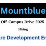 Mountblue Off-campus Drive 2025 hiring Software Development Engineer
