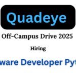 Quadeye Off-campus Drive 2025