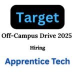 Target Off-campus Drive 2025 hiring Apprentice Tech