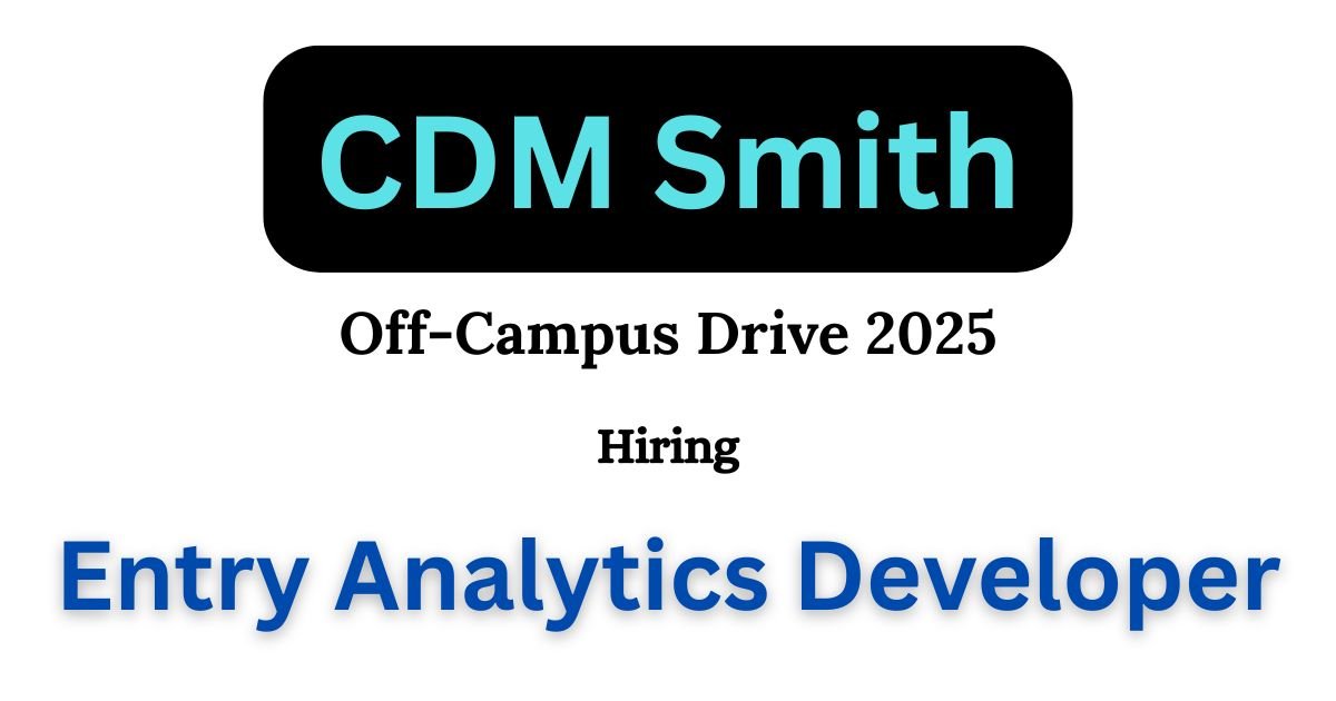 CDM Smith Off-campus Drive 2025