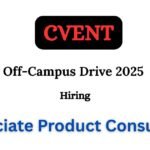 Cvent Off-campus Drive 2025
