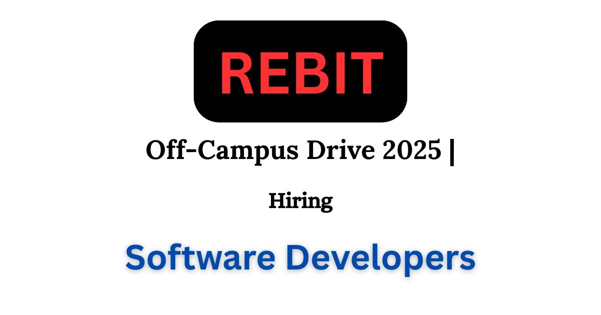 Reserve Bank IT Off-campus Drive 2025