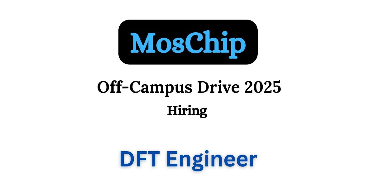 MosChip Freshers Hiring 2025
