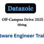Datazoic Off-campus Drive 2025 hiring Software Engineer Trainee