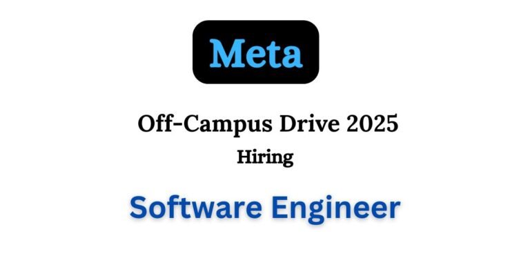 Meta Off-campus Drive 2025 hiring Software Engineer | Bachelor's Degree ...