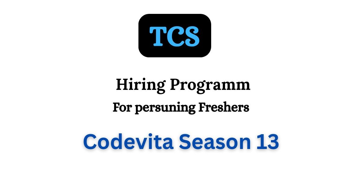 TCS CodeVita Season 13