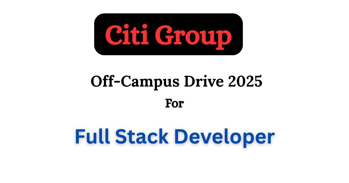 Citi Off-campus Drive 2025