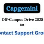 Capgemini Off-campus Drive 2025