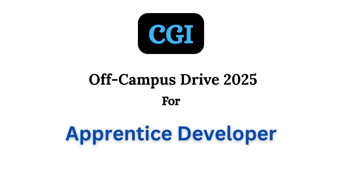 CGI Off-campus Drive 2025