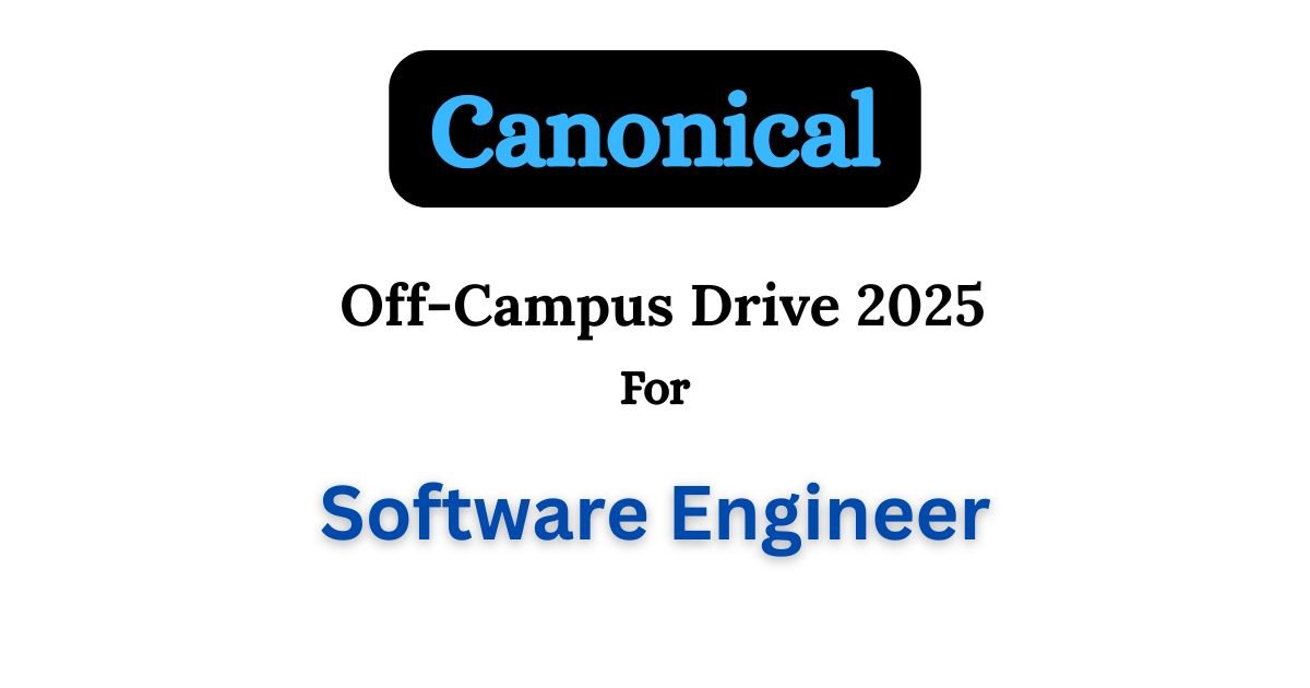Canonical Off-campus Drive 2025