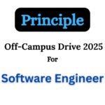 Principal Off-campus Drive 2025 hiring Software Engineer