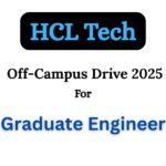 HCLTech Off-campus Drive 2025