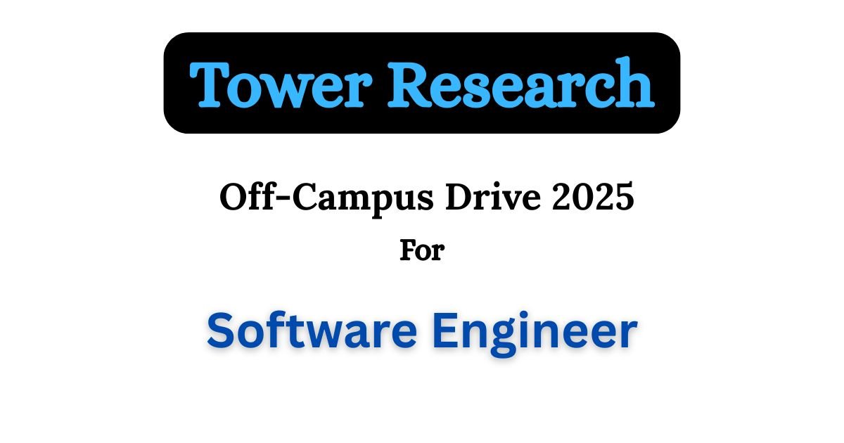 Tower Research Capital Off-campus Drive 2025