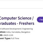 CGI Off-campus Drive 2025 hiring Python Developer