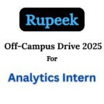 Rupeek Is Hiring Freshers For Internship 2025