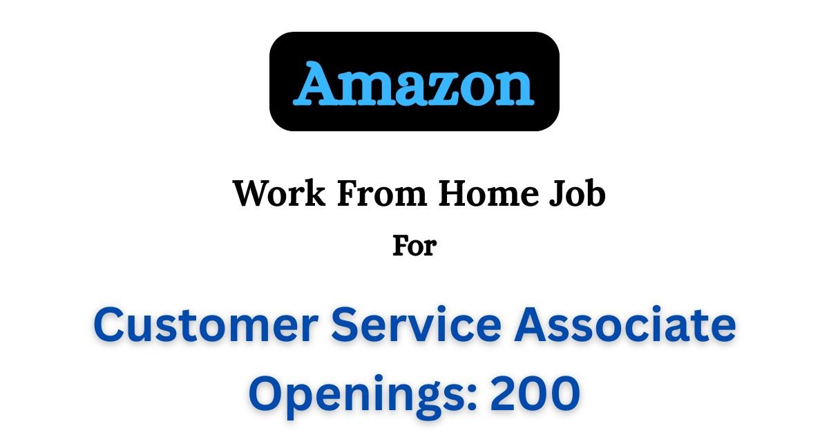 Amazon Work From home Job 2025